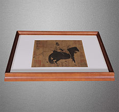 梁山书画装裱配框服务案例