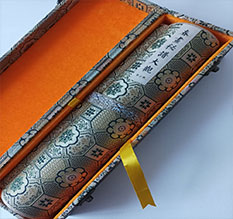 梁山书画装裱案例